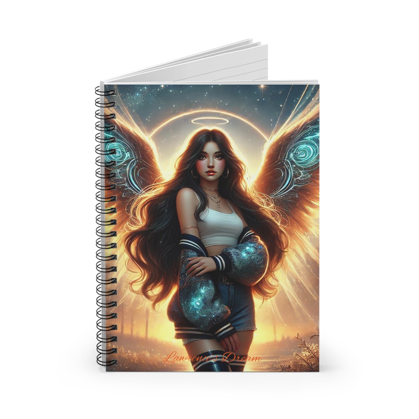 Spiral Notebook - Ruled Line Earth Angel 😇