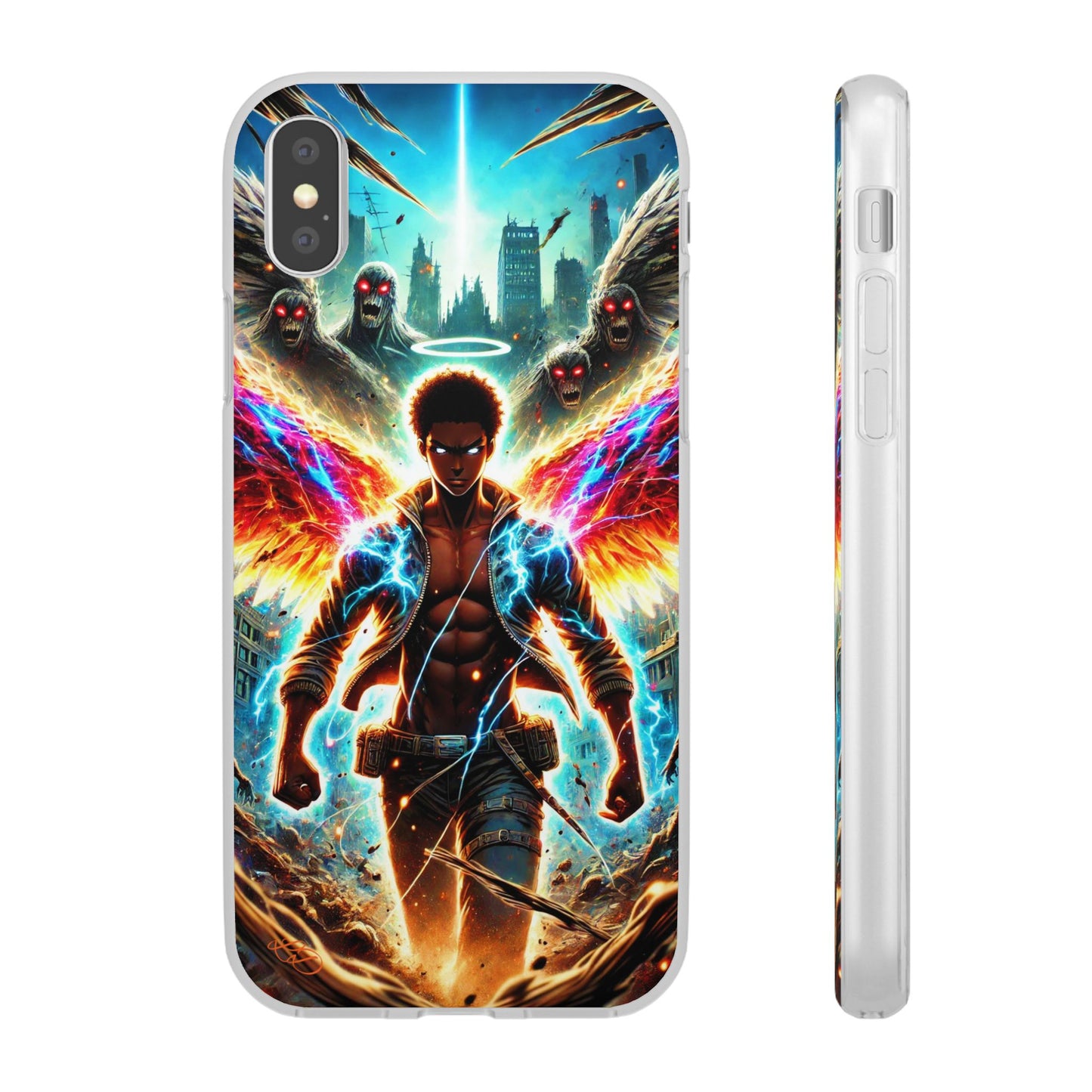 "Arc Angel Greazy" Flexi Case