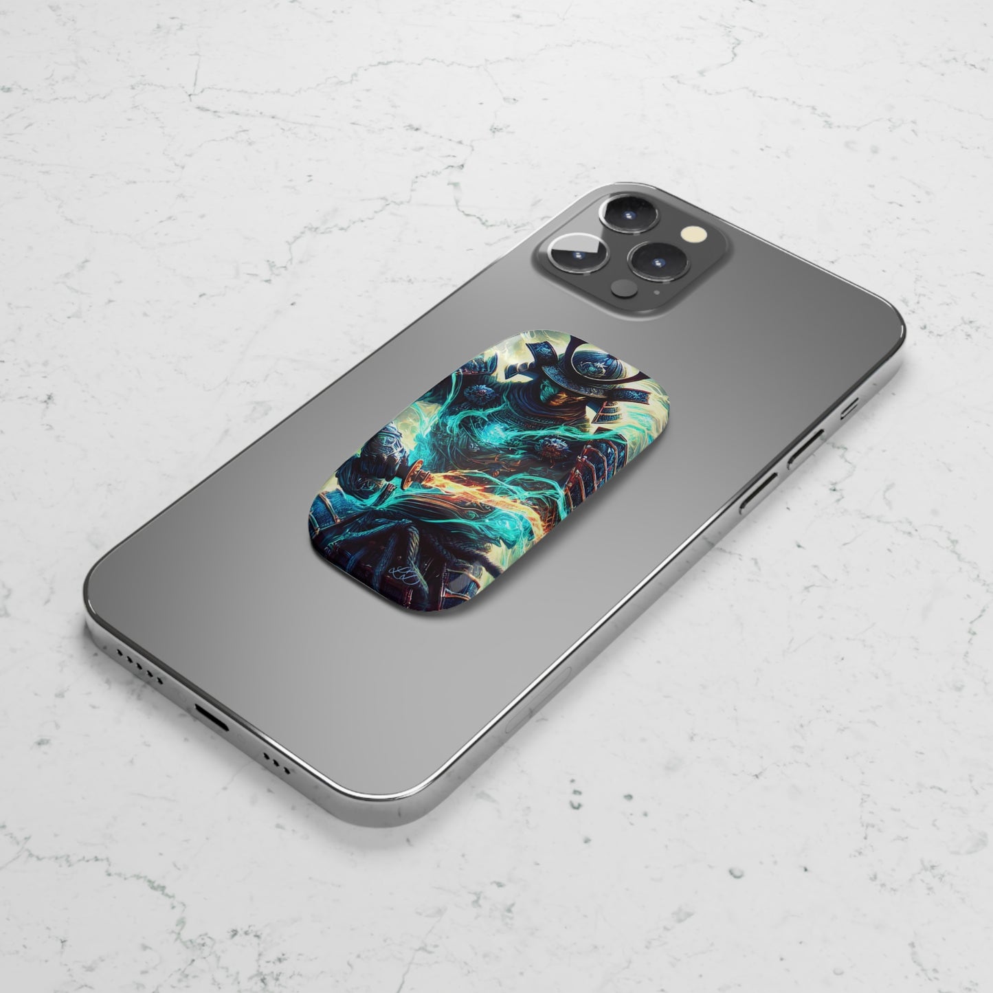 "GREAZY SAMURAI" Phone Click-On Grip