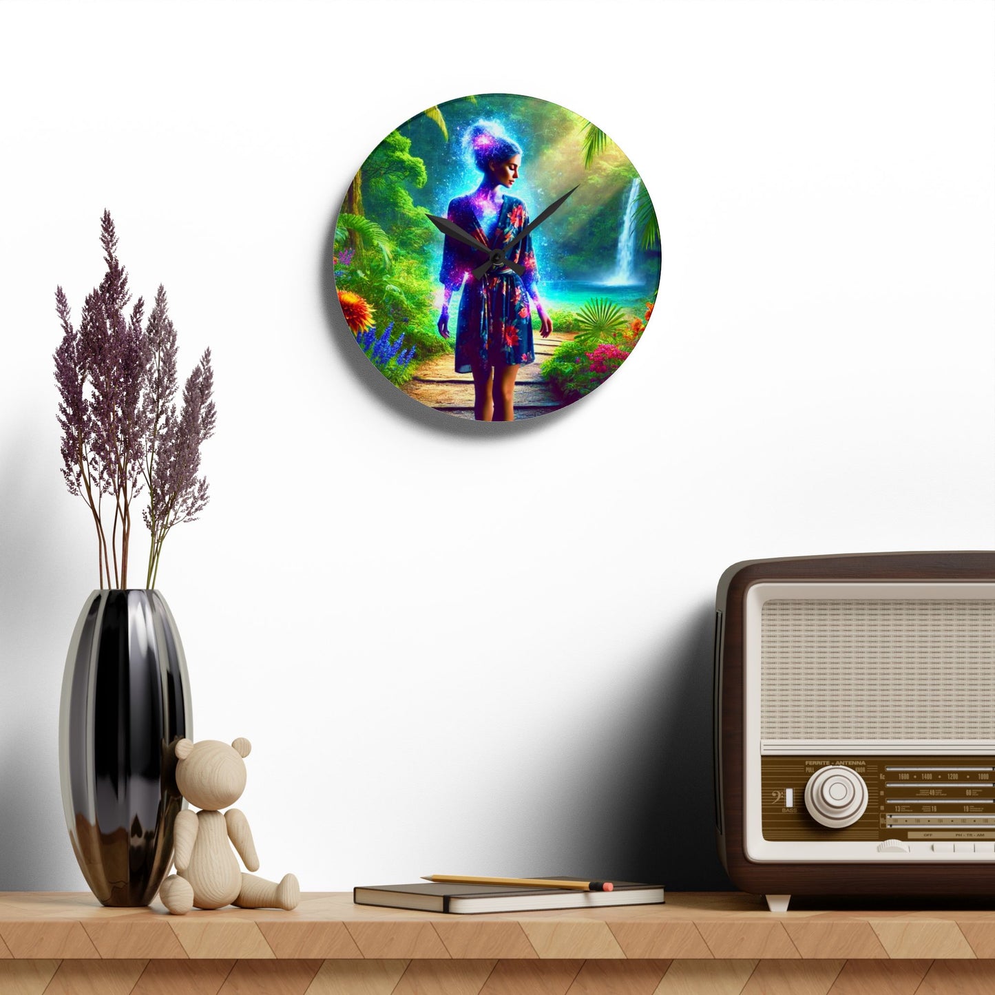 Acrylic Wall Clock Starseed #1