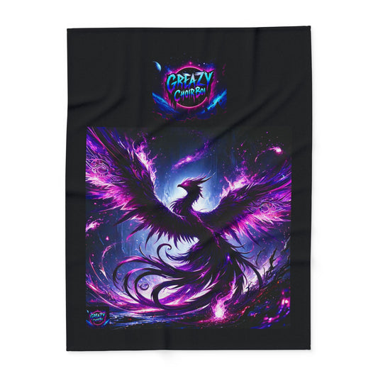 "DARK PHOENIX" Arctic Fleece Blanket