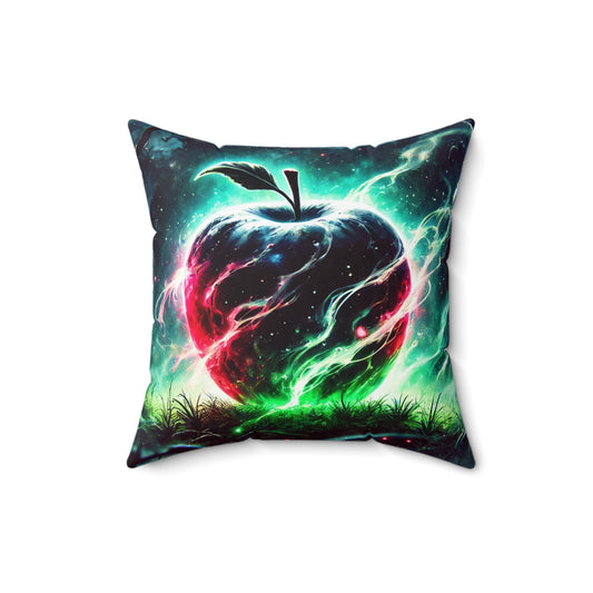 "GREAZY APPLE" Spun Polyester Square Pillow