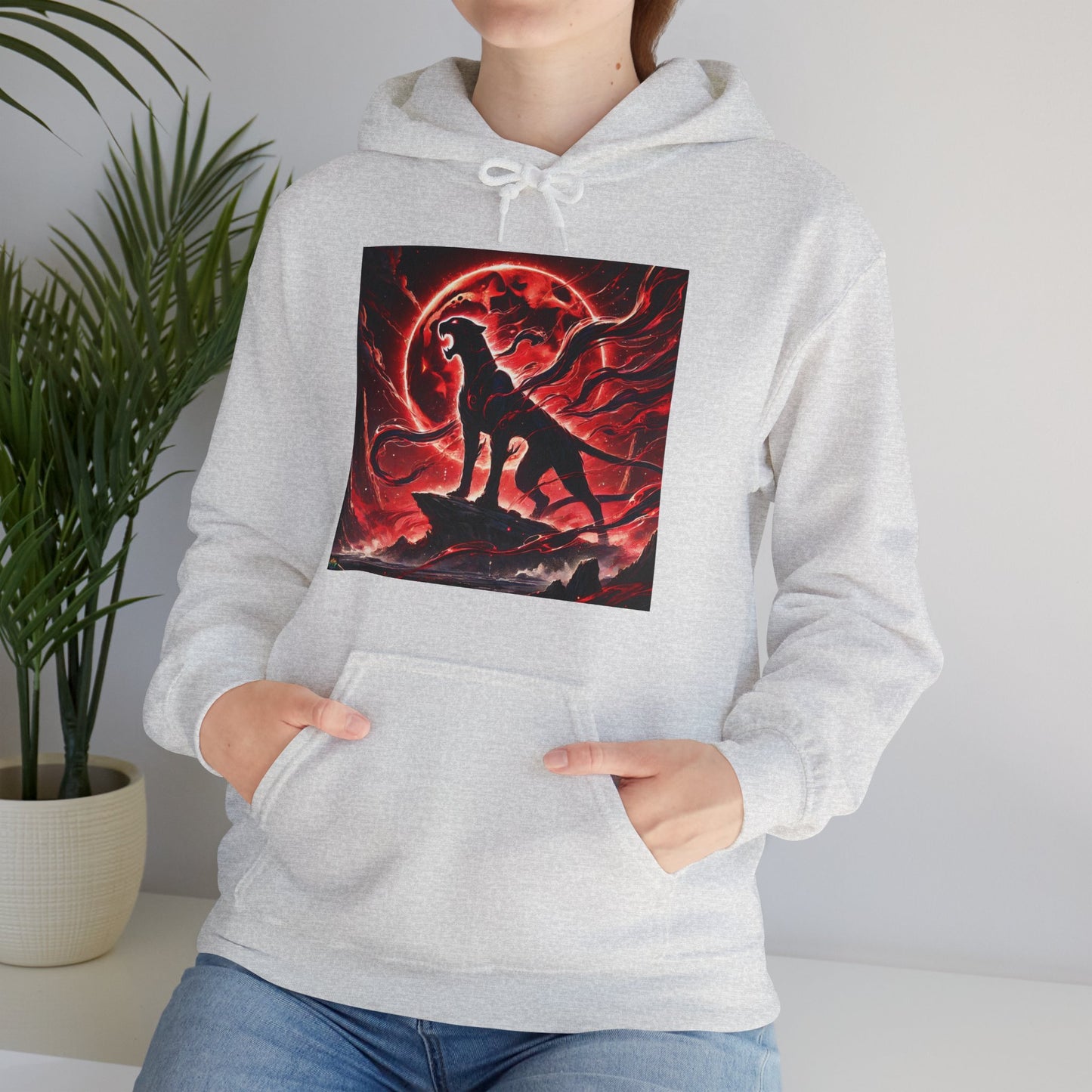 "GREAZY PANTHER" Hooded Sweatshirt