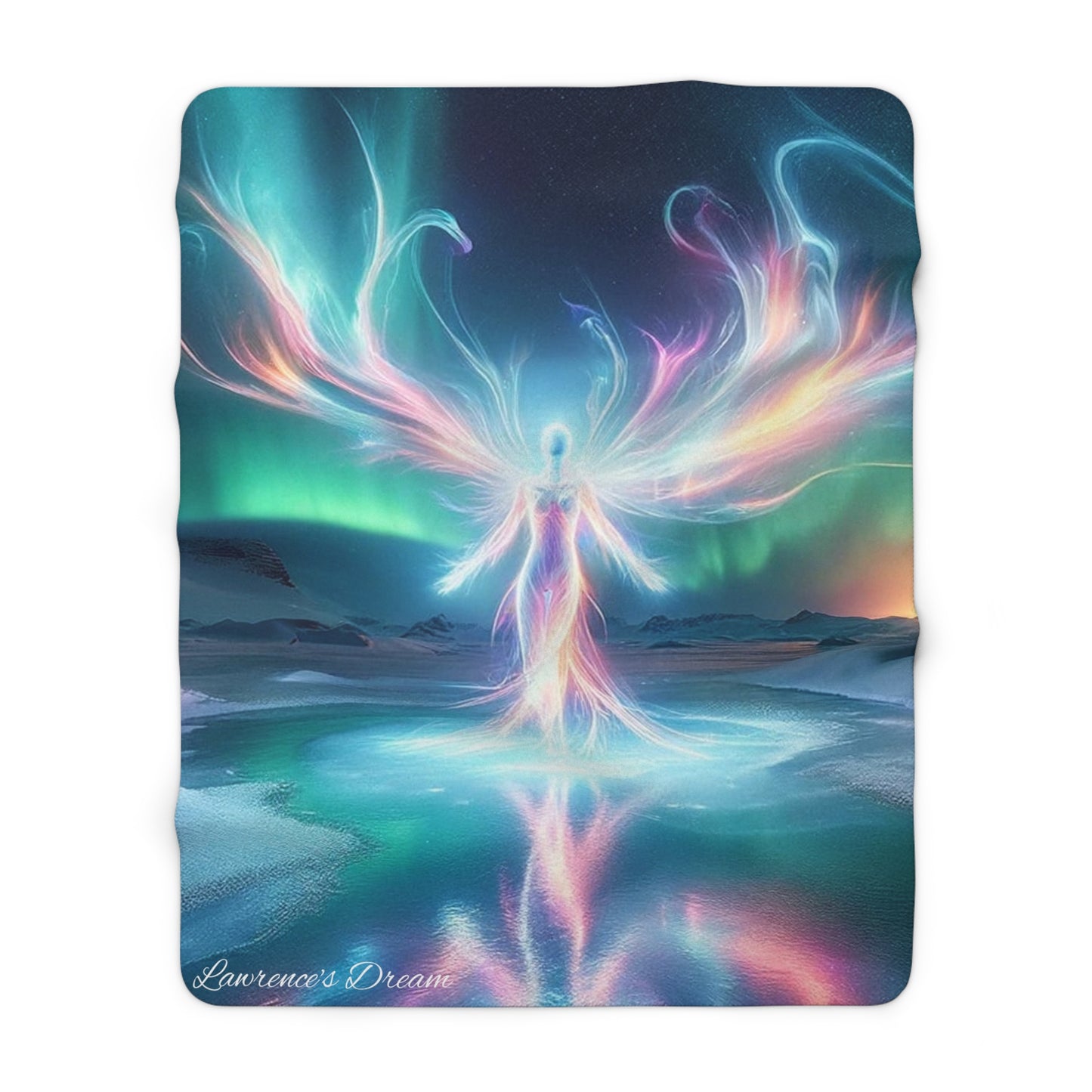 Sherpa Fleece Blanket Earth Angel