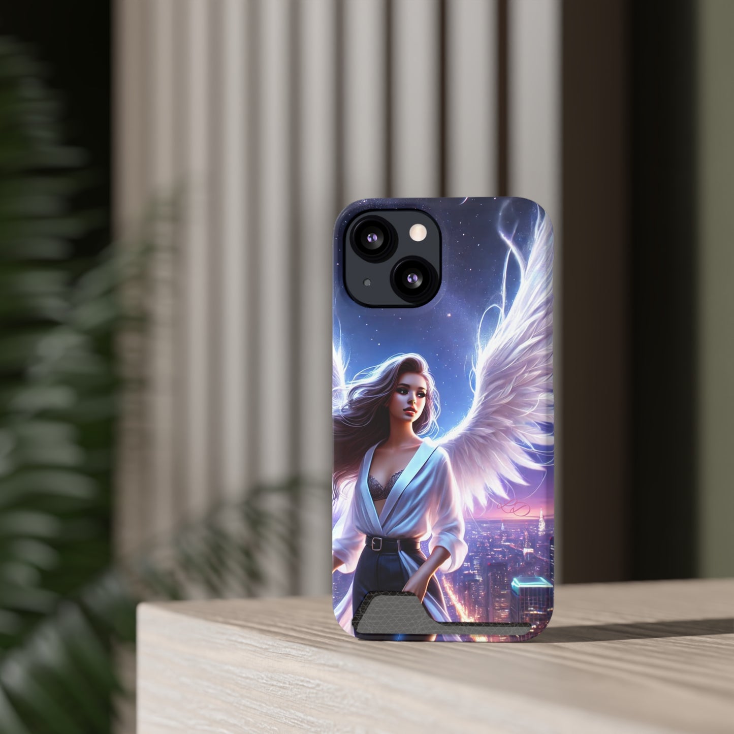 Earth Angel 😇 Phone Case With Card Holder