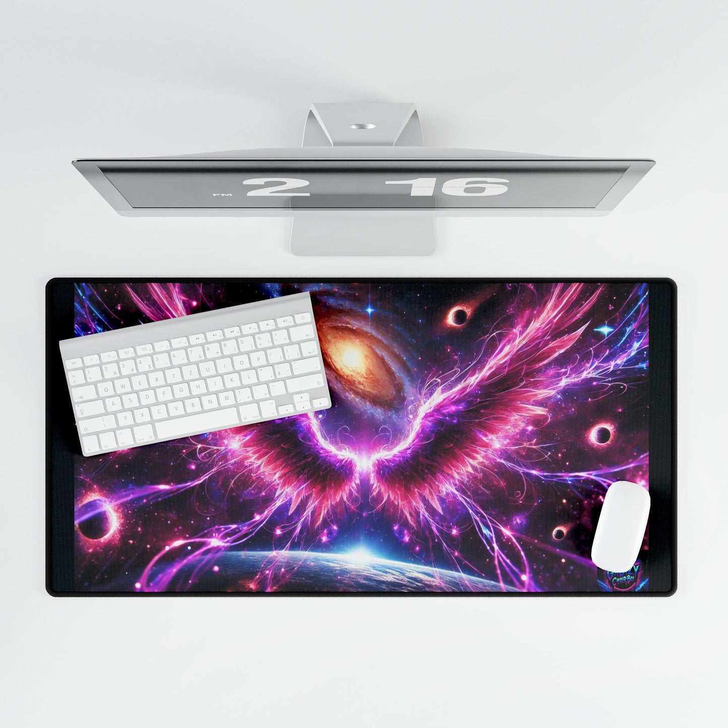 GREAZY WINGS Desk Mat 3