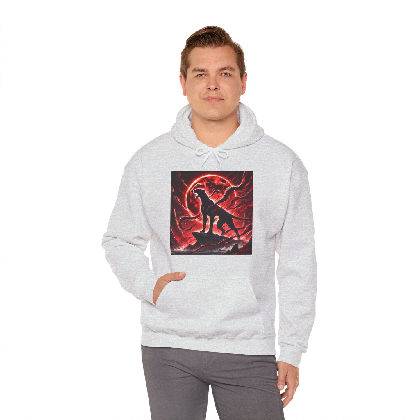 "GREAZY PANTHER" Hooded Sweatshirt