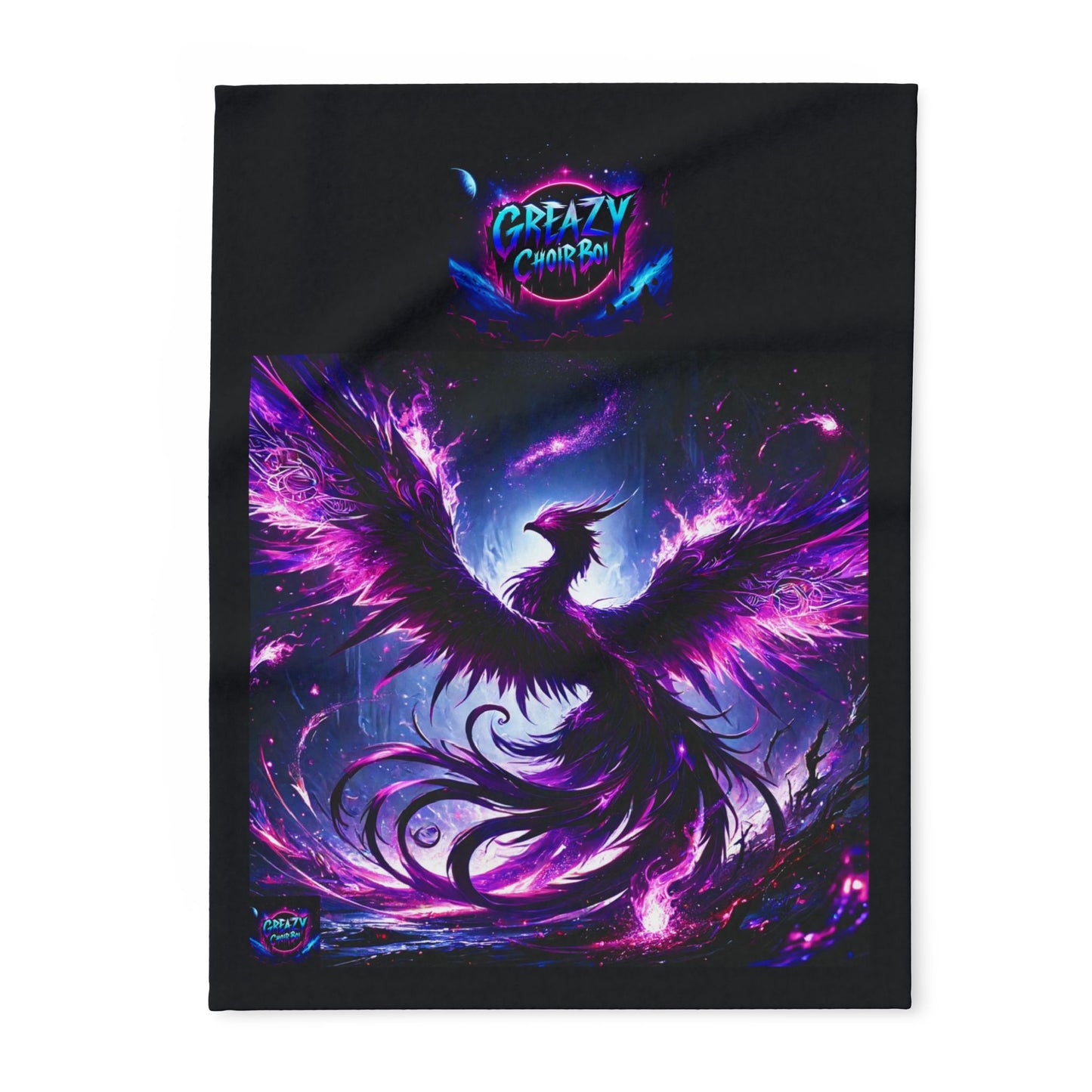 "DARK PHOENIX" Arctic Fleece Blanket