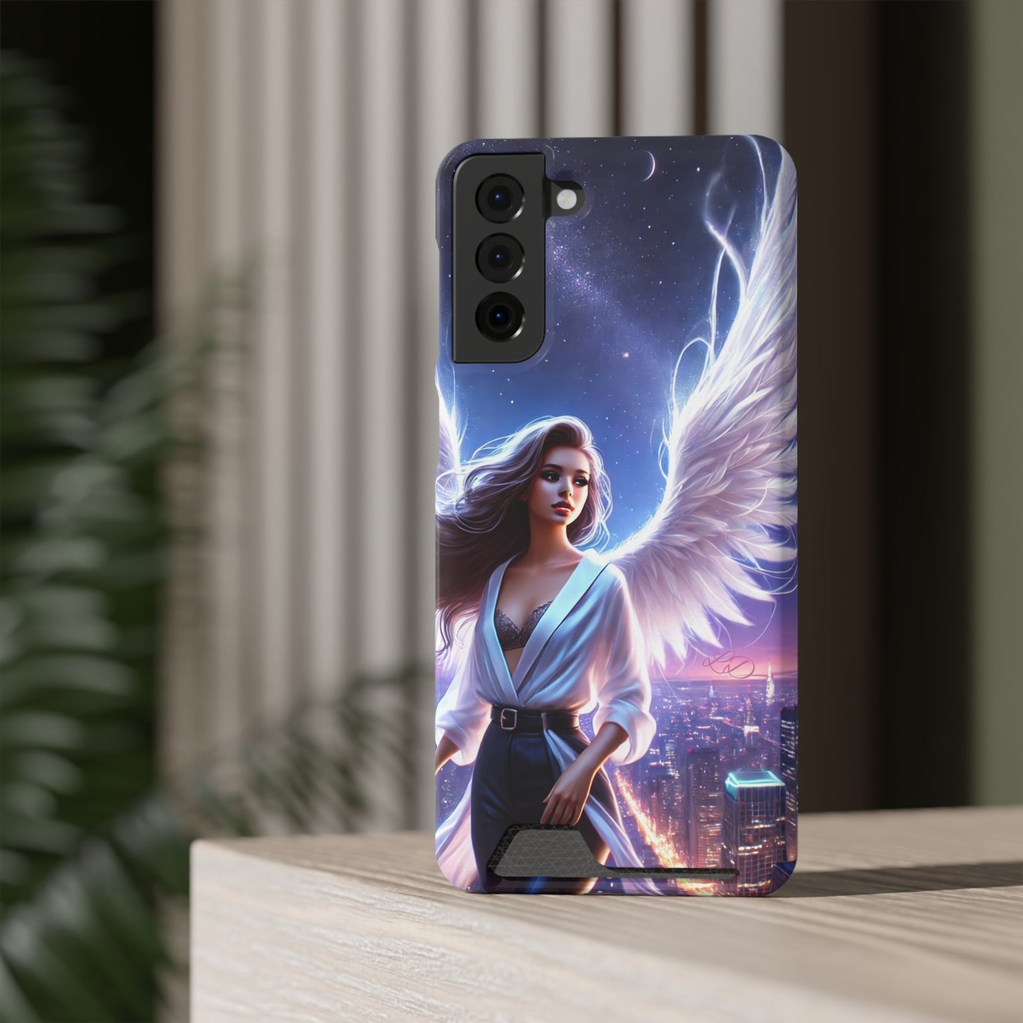 Earth Angel 😇 Phone Case With Card Holder