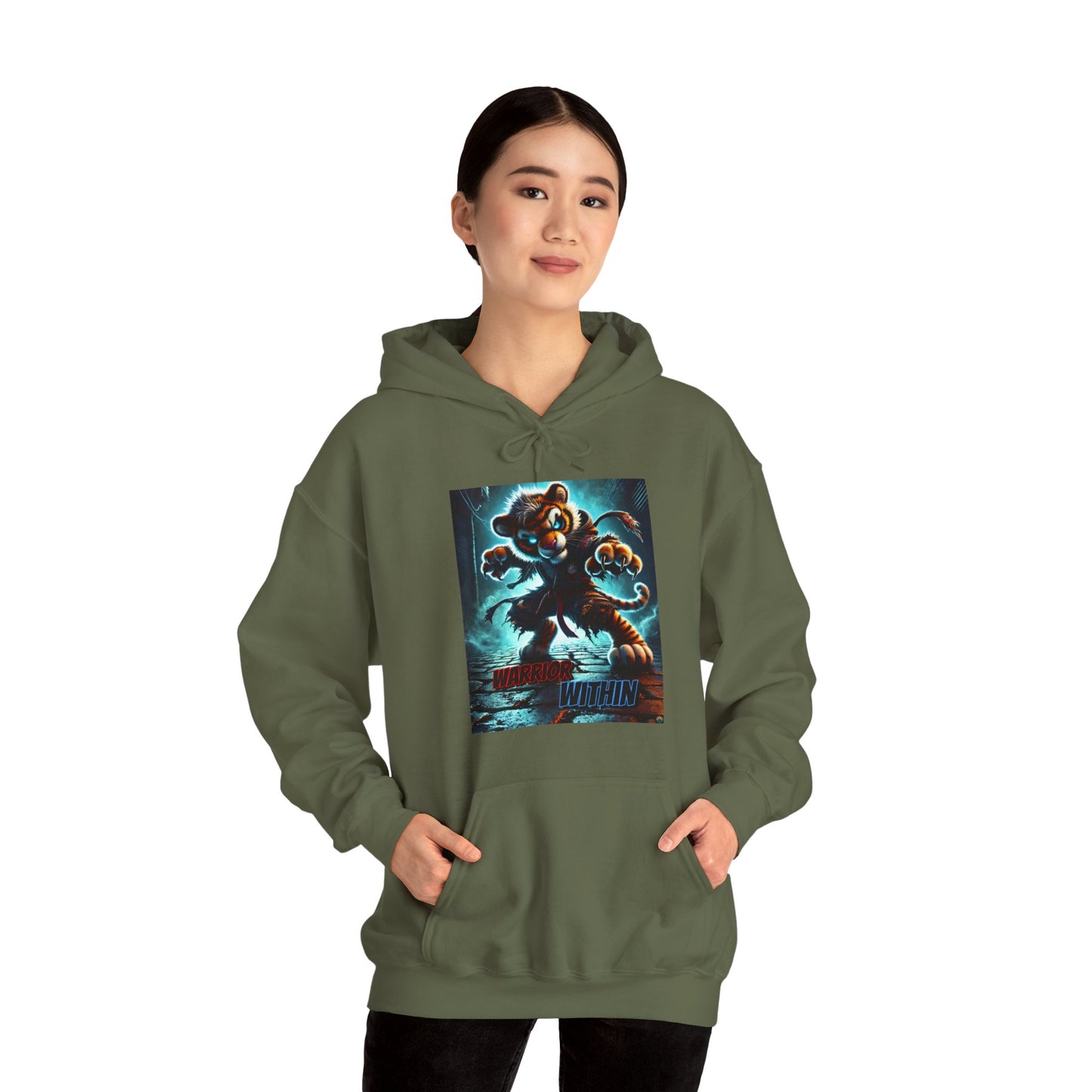 "WARRIOR WITHIN(TIGER)" Hoodie