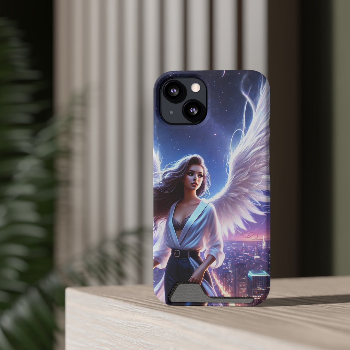 Earth Angel 😇 Phone Case With Card Holder