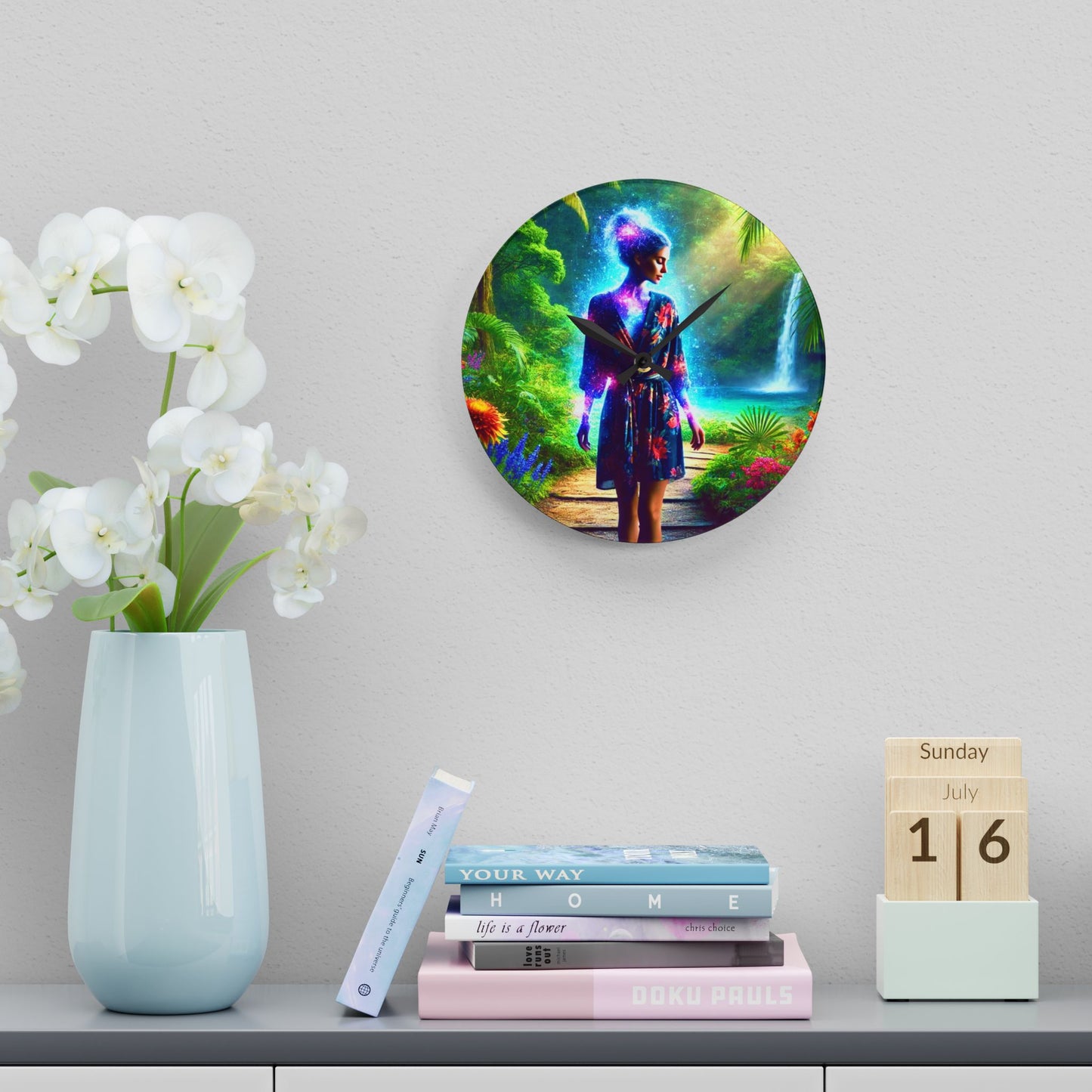 Acrylic Wall Clock Starseed #1