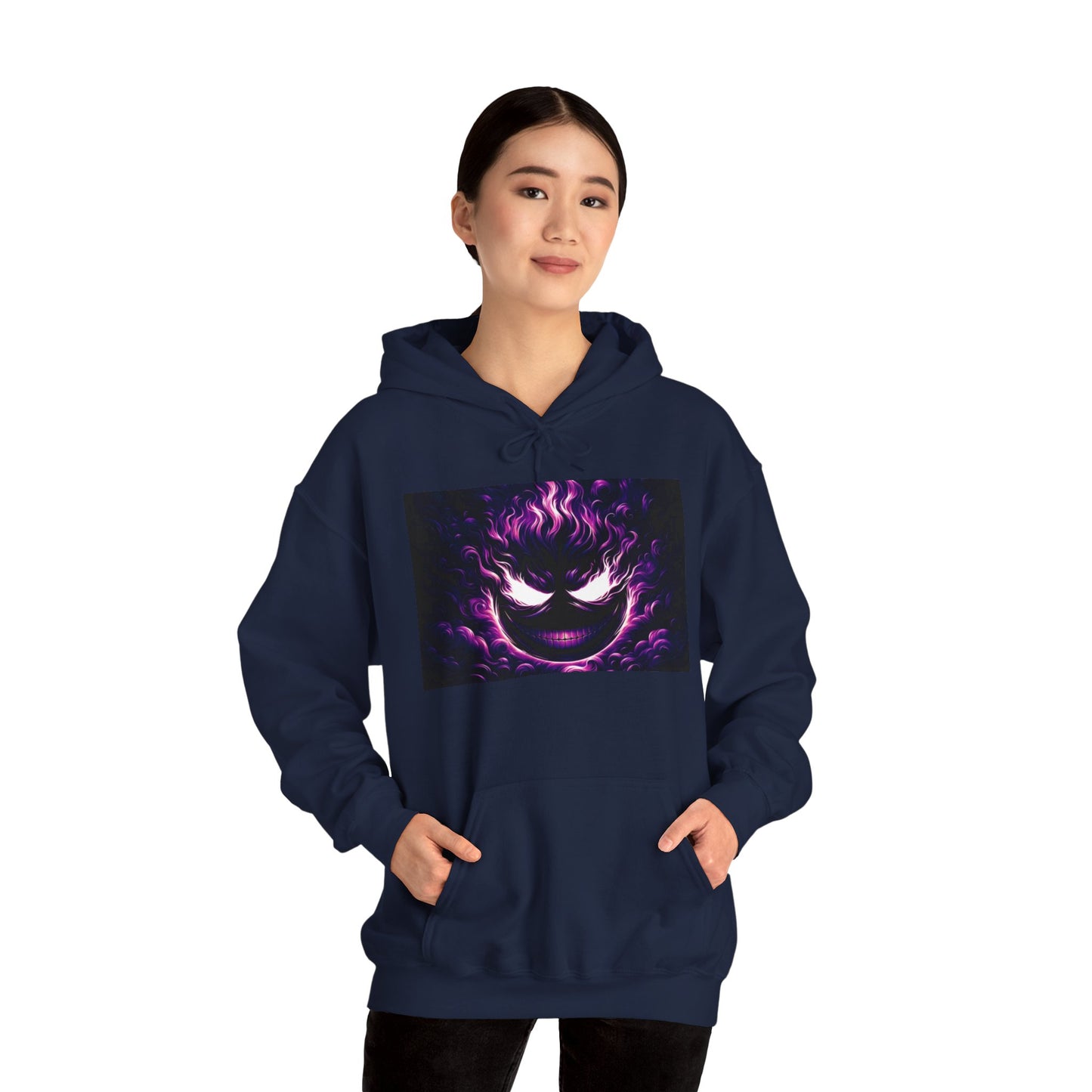 "GREAZY SMILE" Hooded Sweatshirt