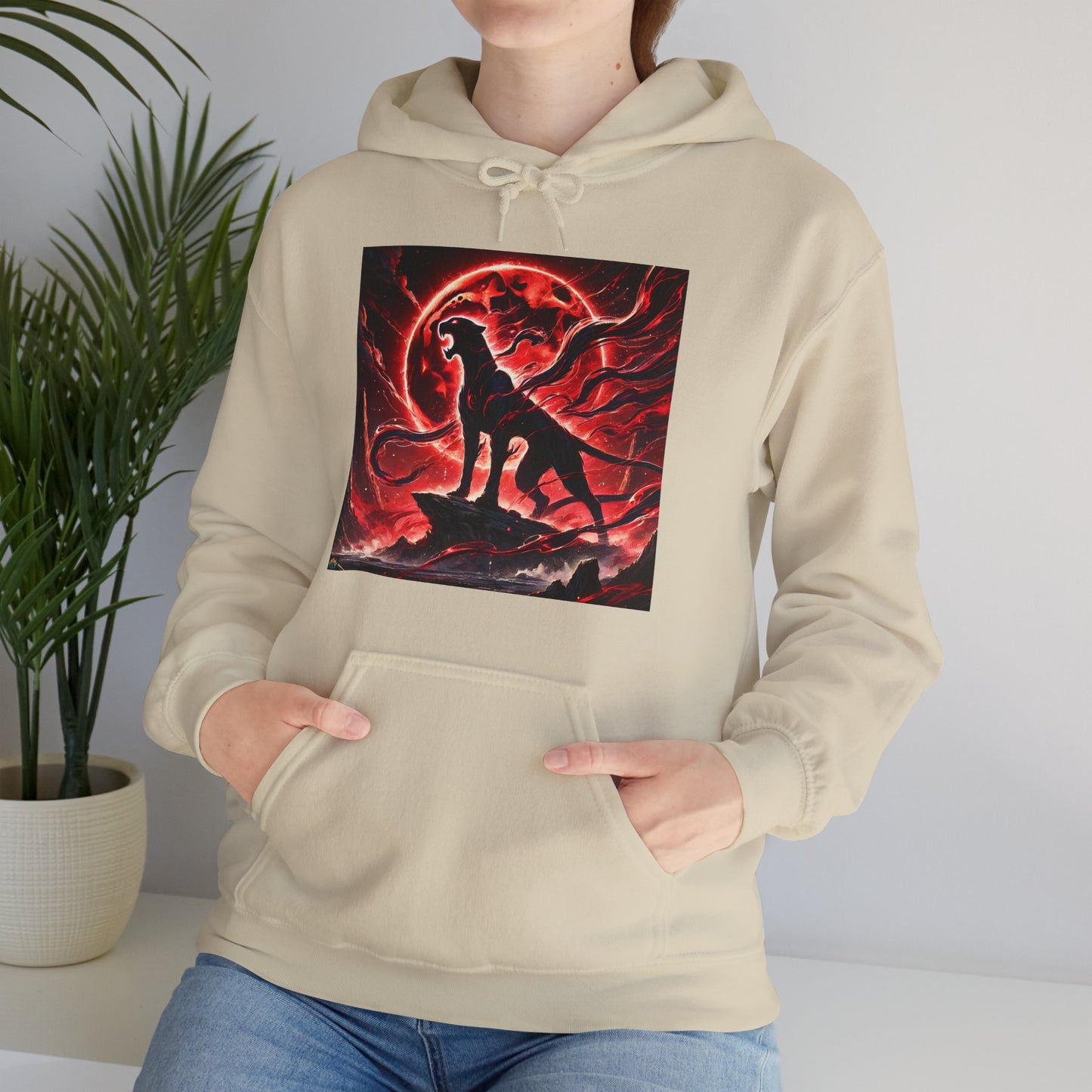 "GREAZY PANTHER" Hooded Sweatshirt