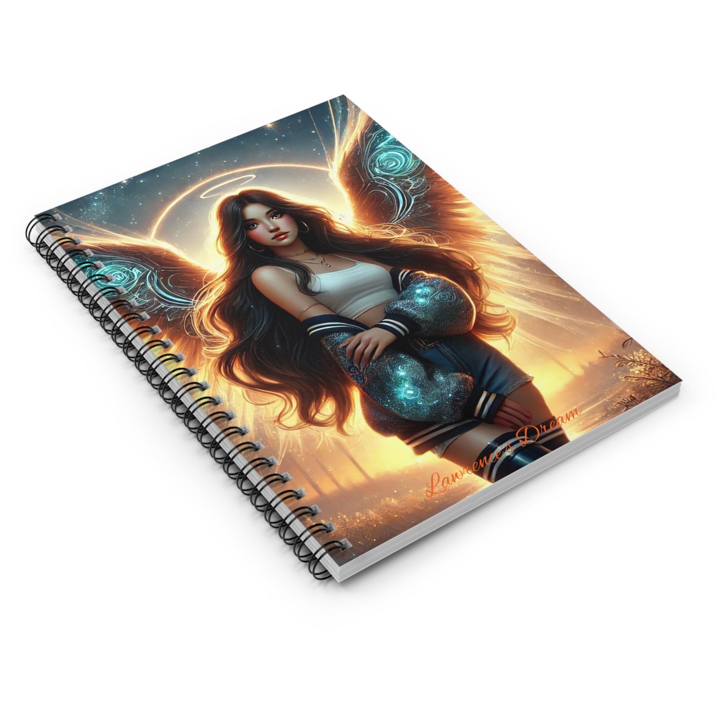 Spiral Notebook - Ruled Line Earth Angel 😇