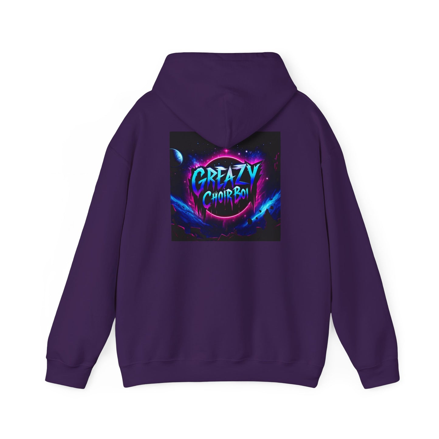 "GREAZY SMILE" Hooded Sweatshirt