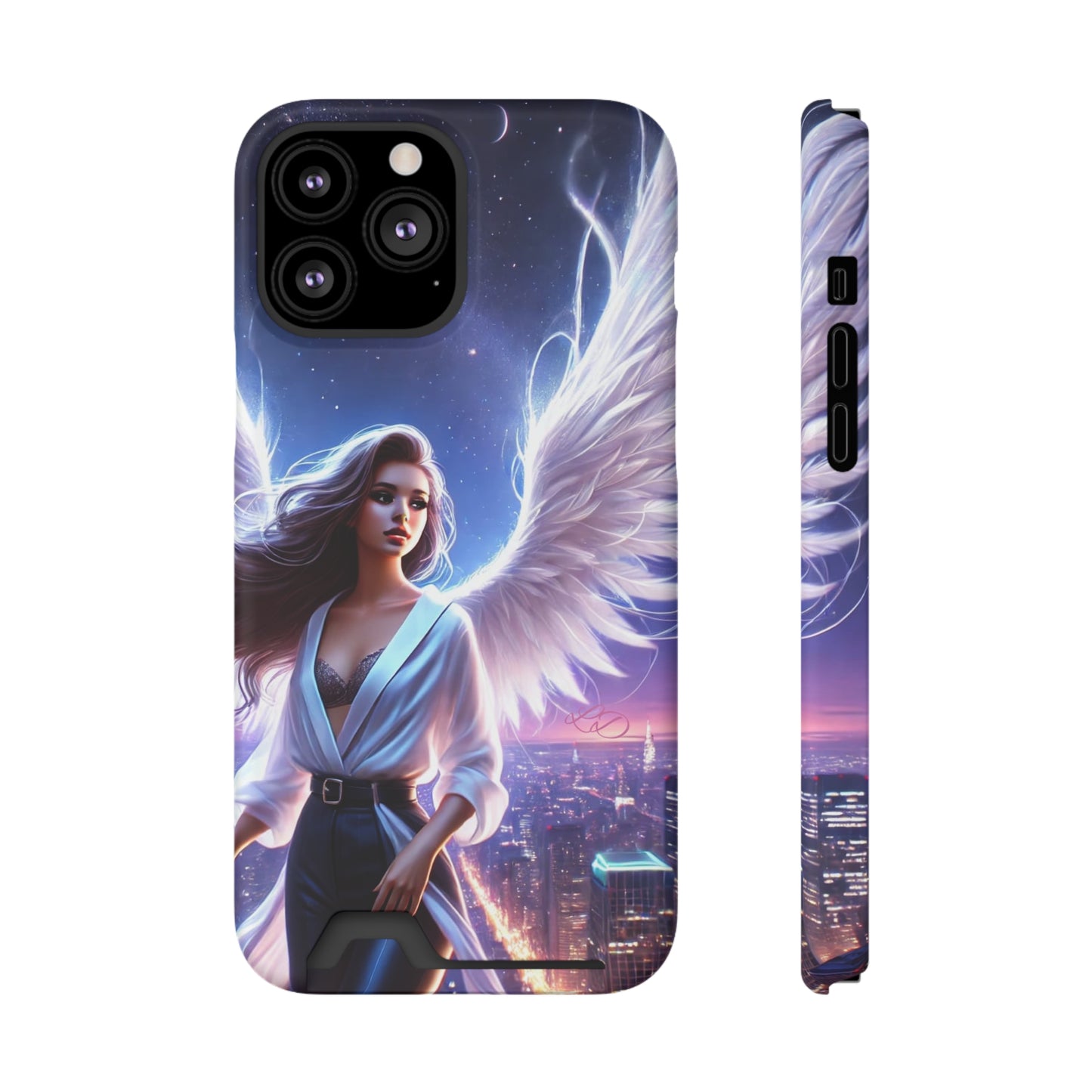 Earth Angel 😇 Phone Case With Card Holder