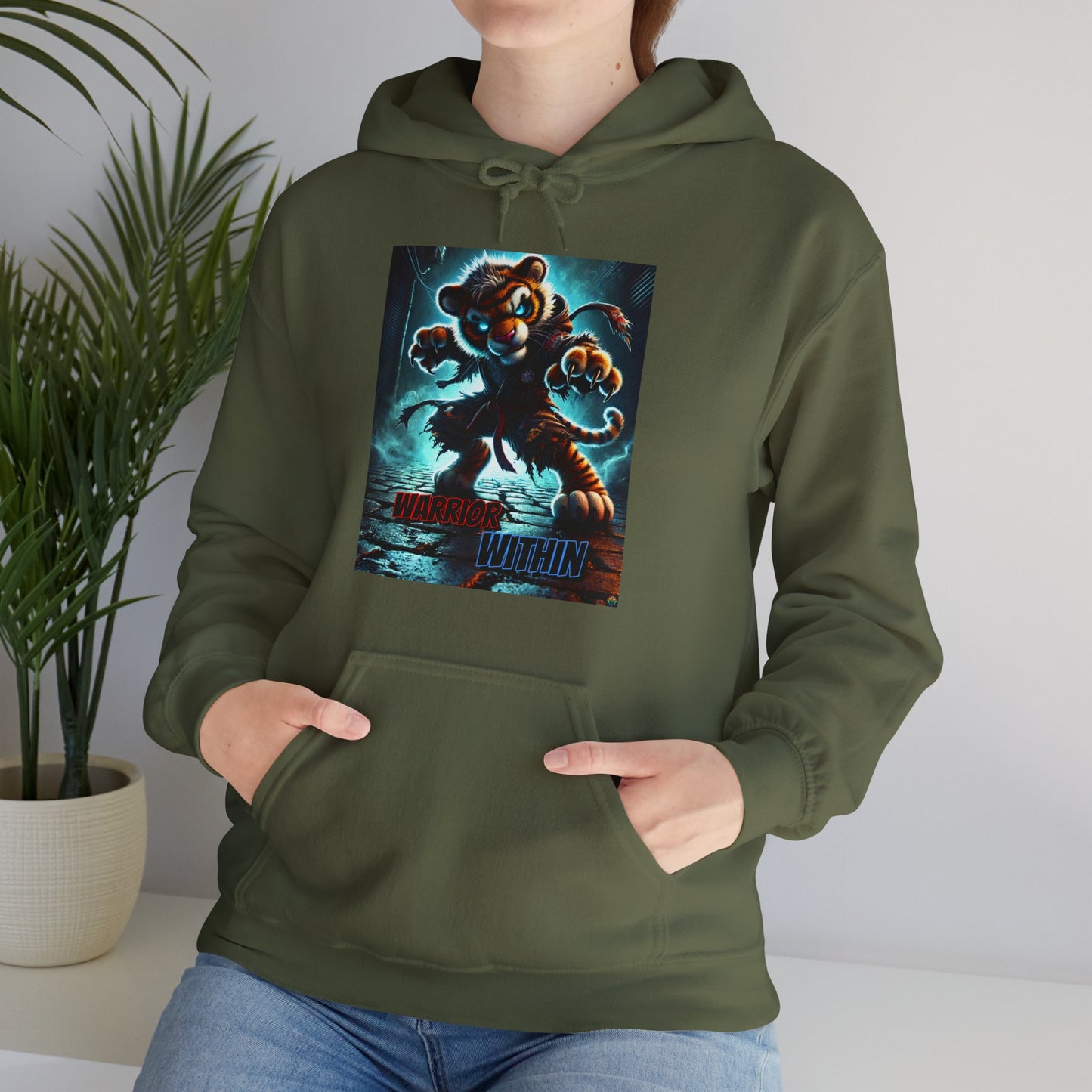 "WARRIOR WITHIN(TIGER)" Hoodie