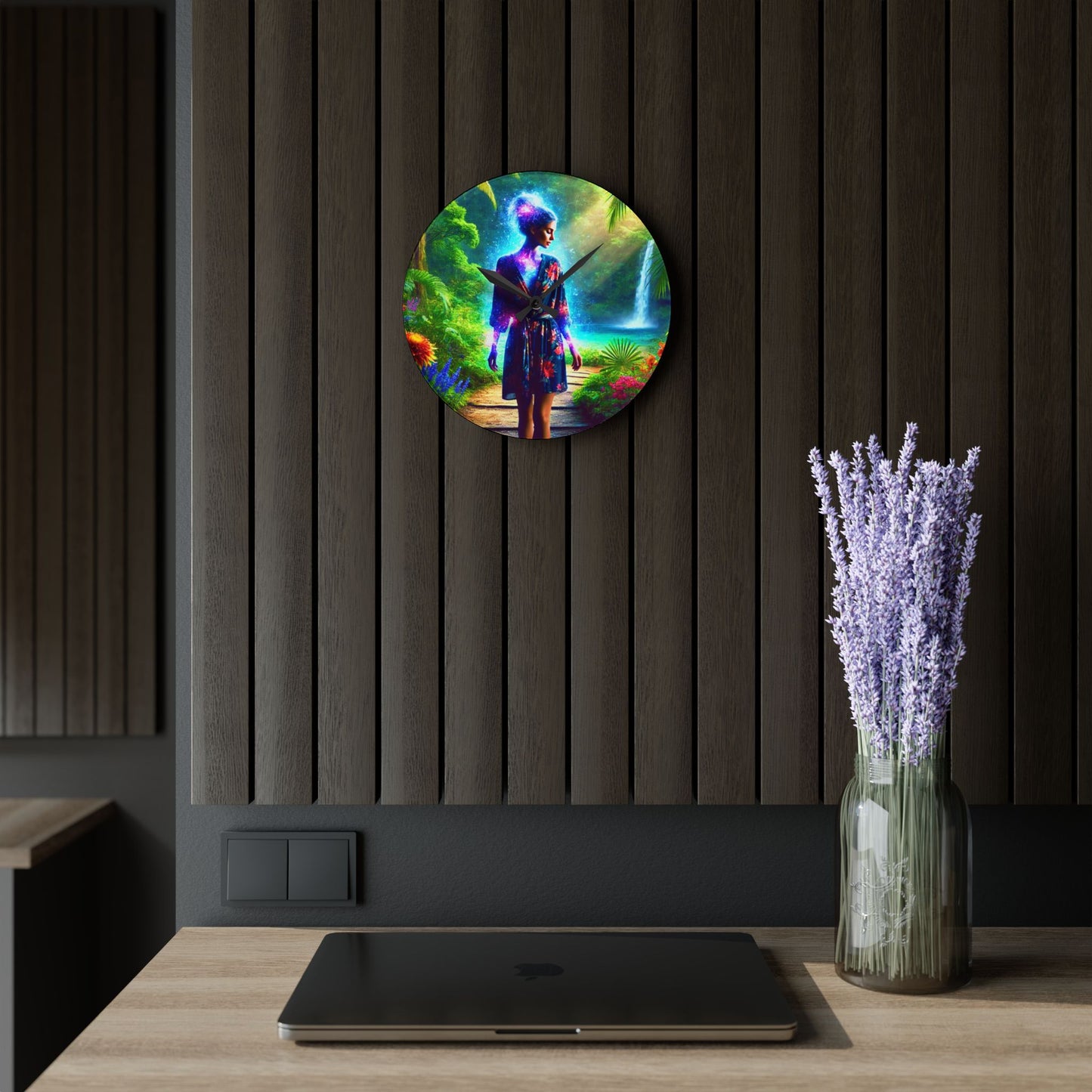 Acrylic Wall Clock Starseed #1