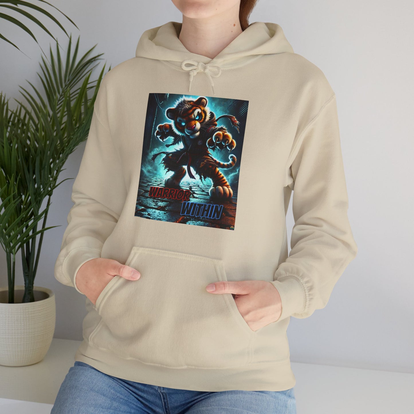 "WARRIOR WITHIN(TIGER)" Hoodie