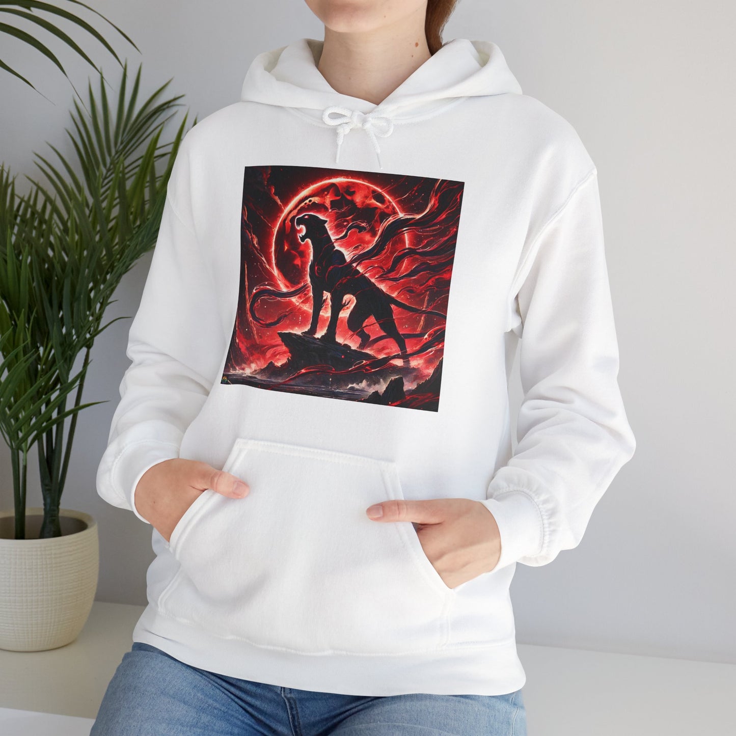 "GREAZY PANTHER" Hooded Sweatshirt