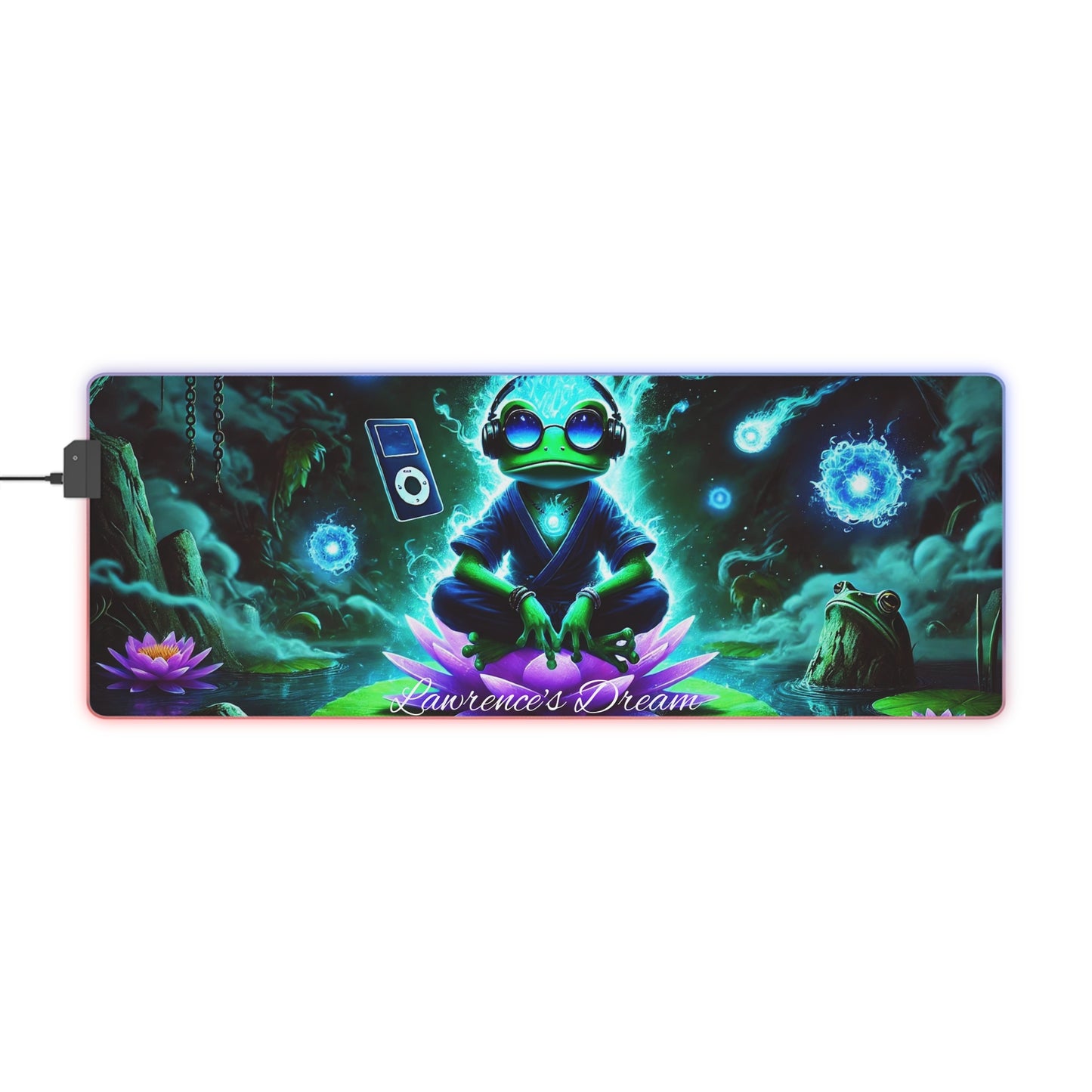 "GREAZY FROG" LED Gaming Mouse Pad