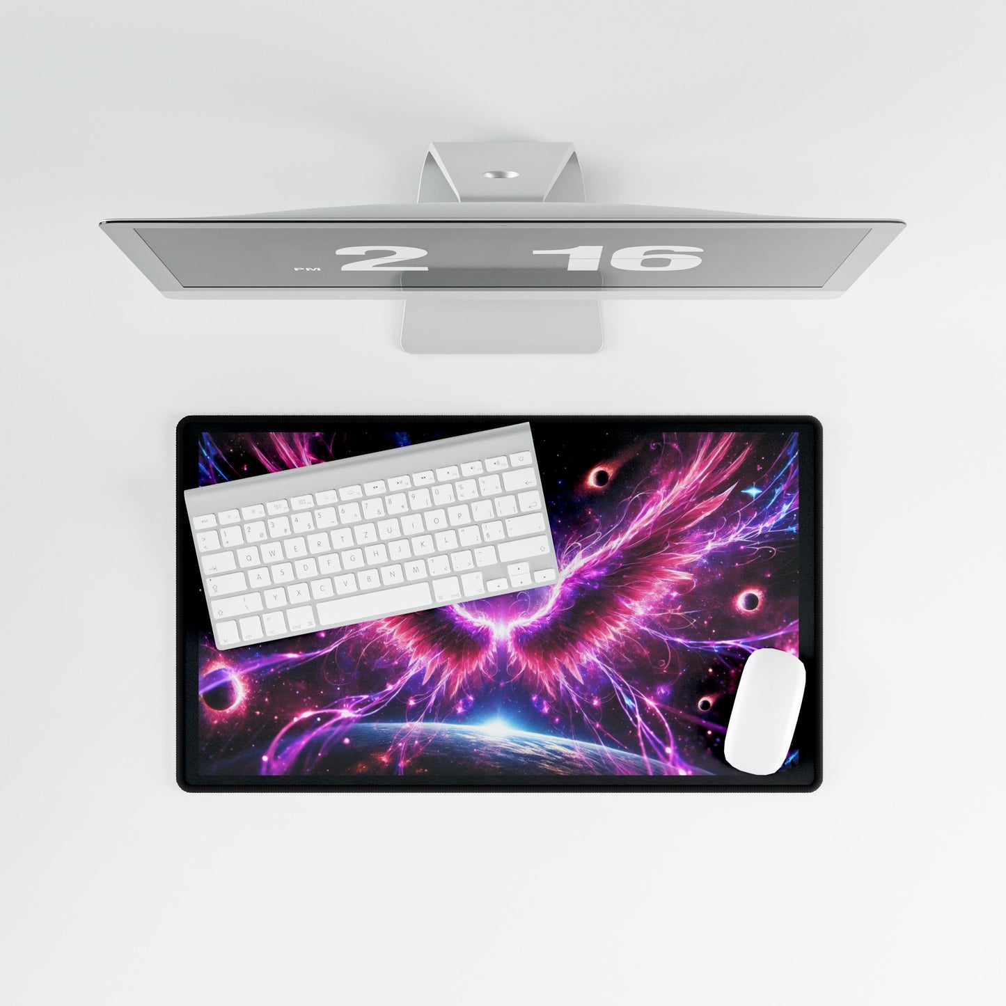 GREAZY WINGS Desk Mat 3