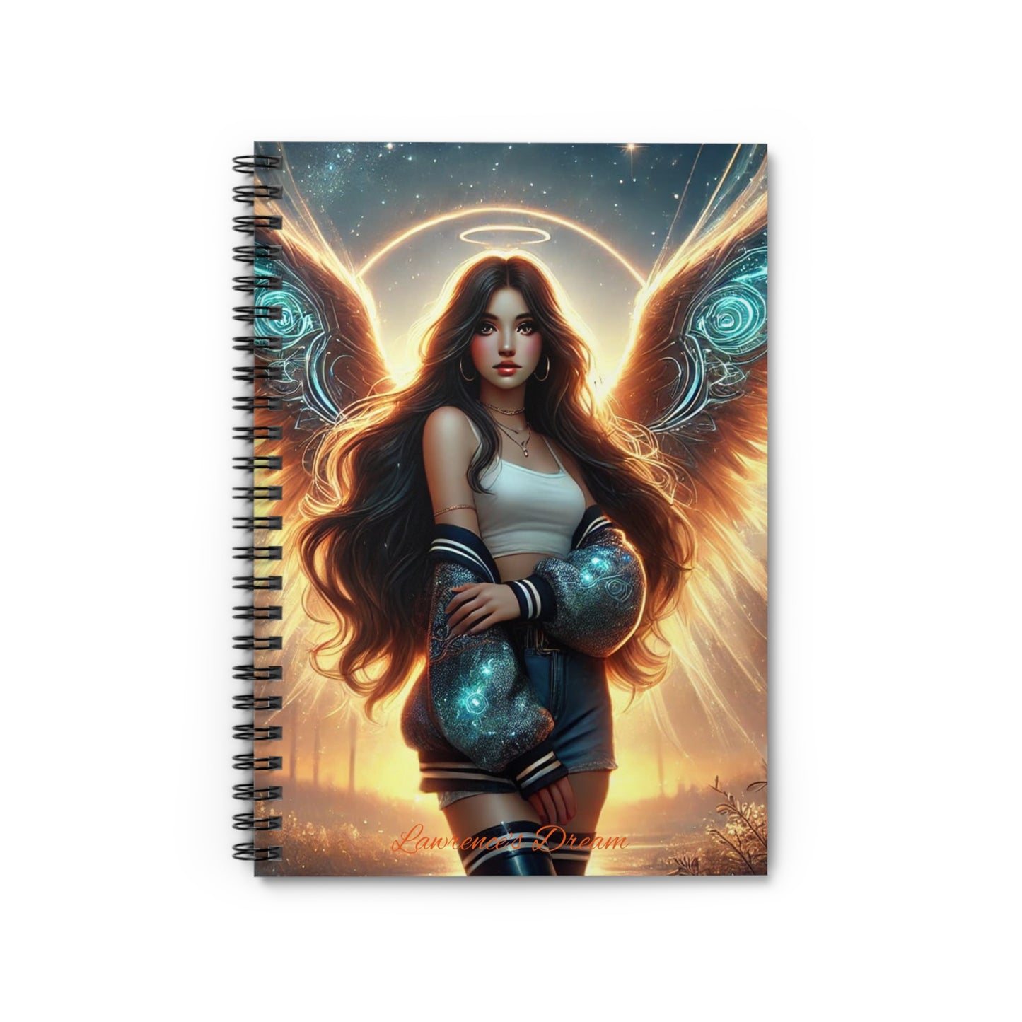 Spiral Notebook - Ruled Line Earth Angel 😇