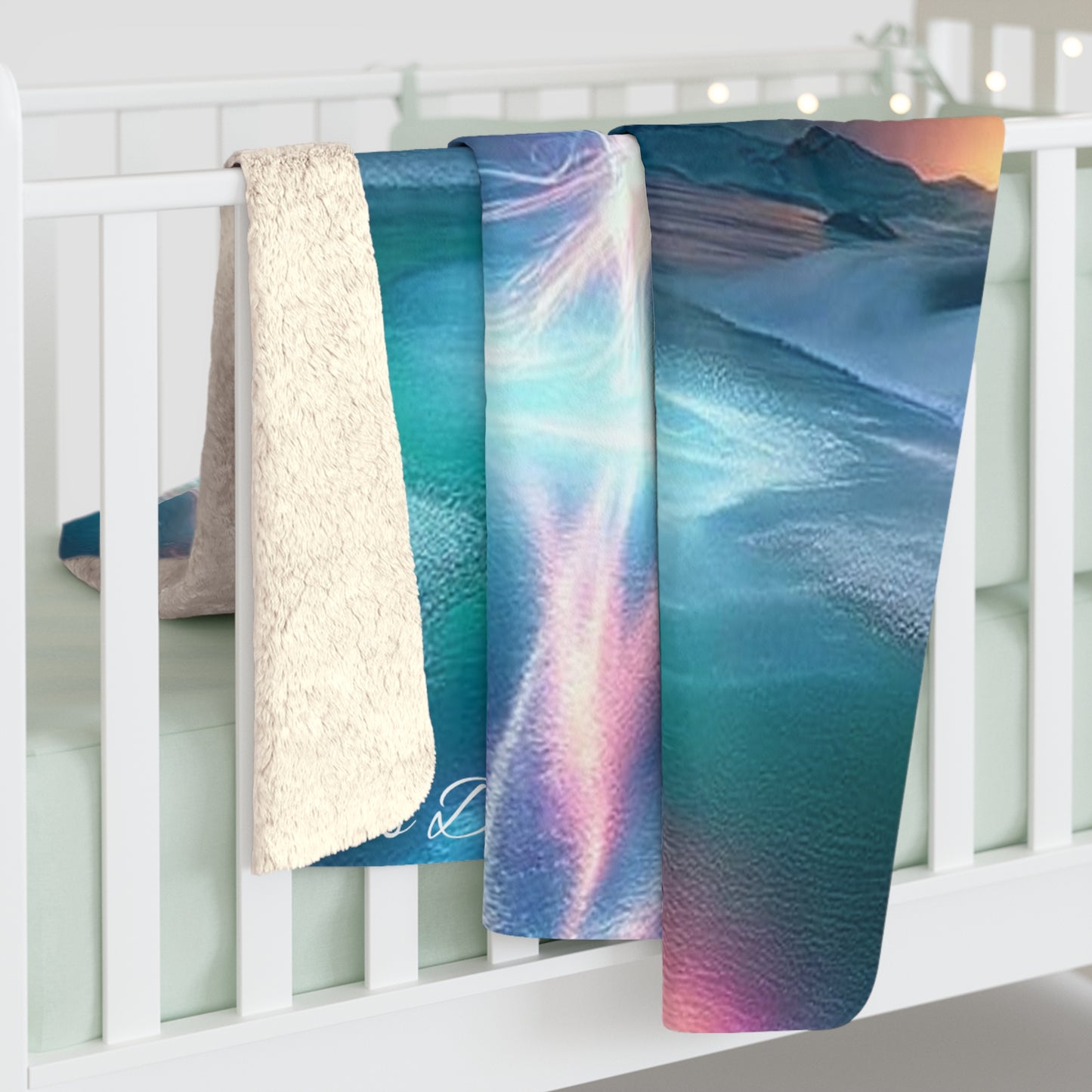 Sherpa Fleece Blanket Earth Angel