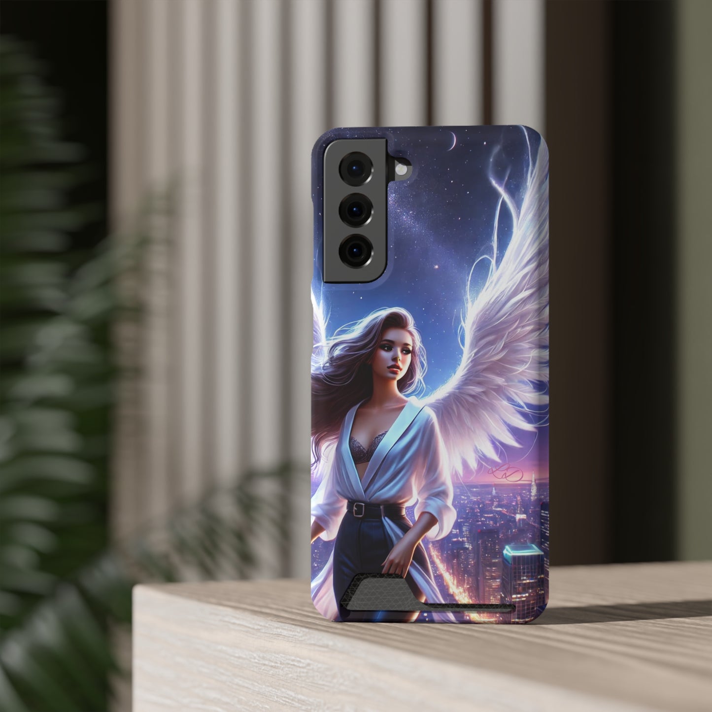 Earth Angel 😇 Phone Case With Card Holder